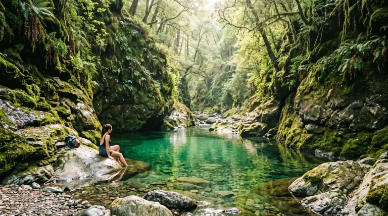 10 Hidden Gems in California Worth Exploring This Year emerald swimming hole in canyon