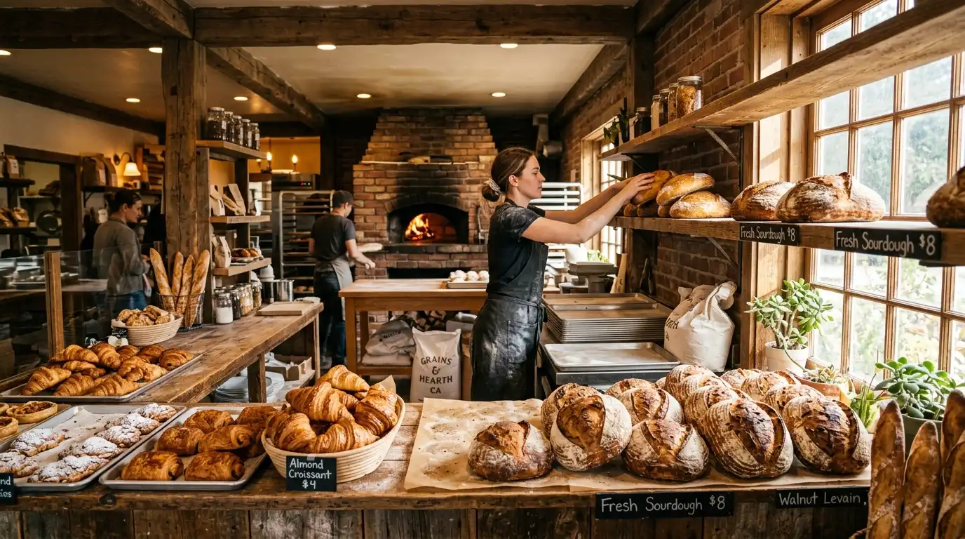 Artisan bakery in California