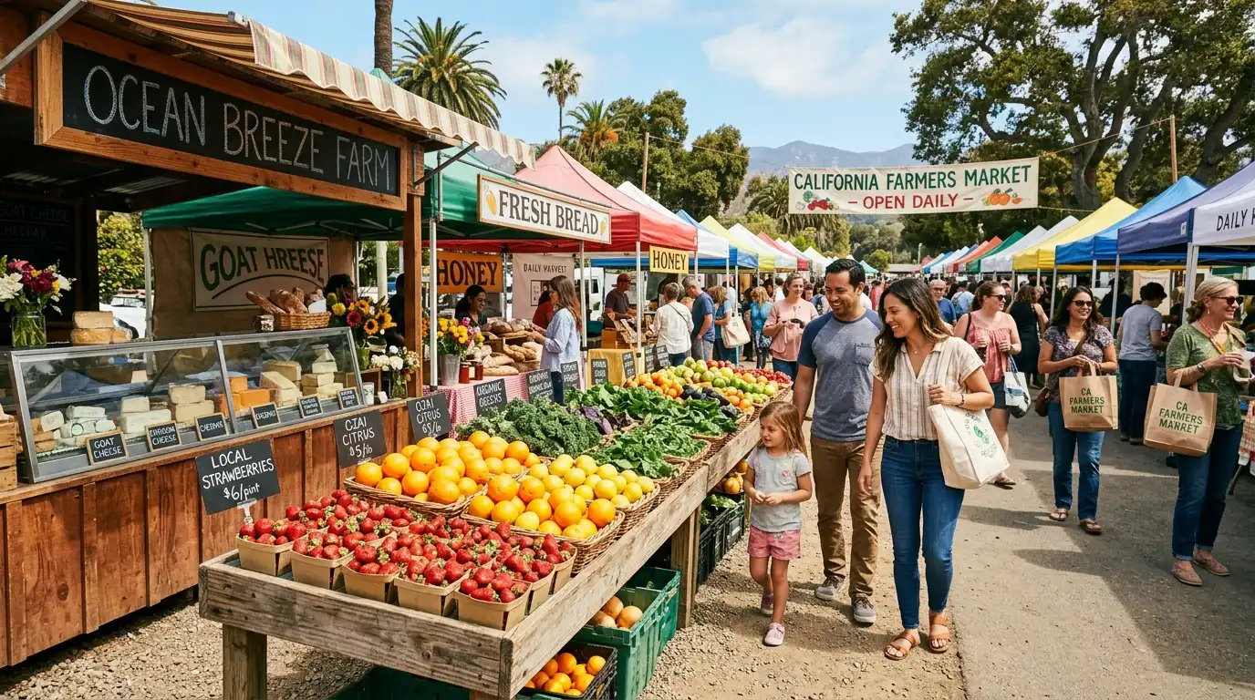 California farmers market